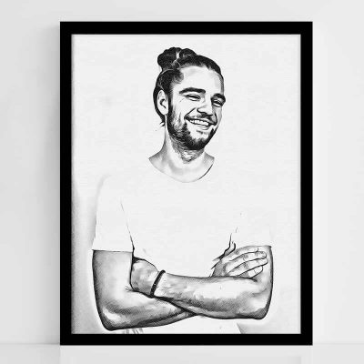 Дигитална рисунка с молив по твоя снимка